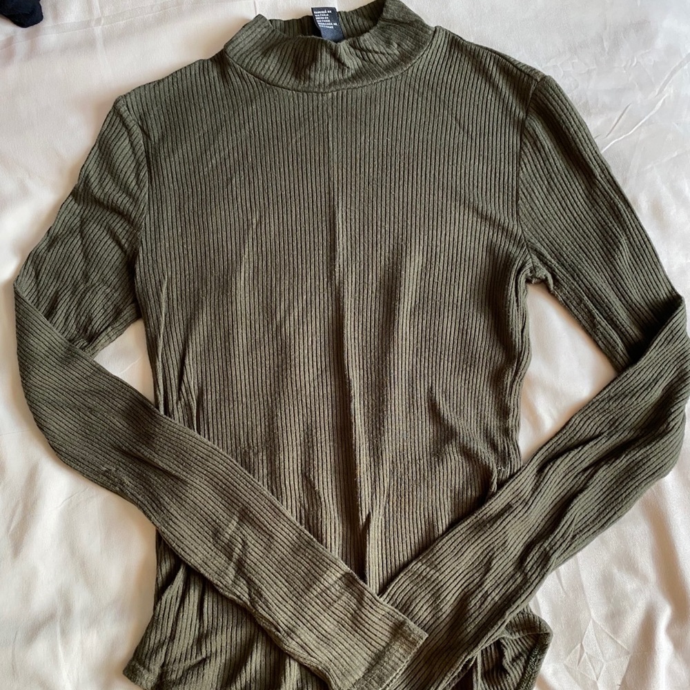 Mock neck body suit